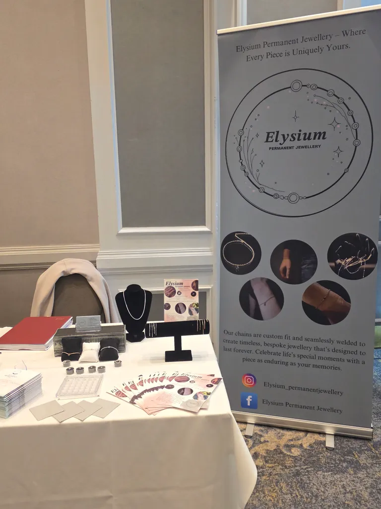Outdoor permanent jewellery pop-up