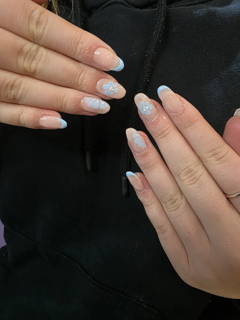 Blue abstract extensions